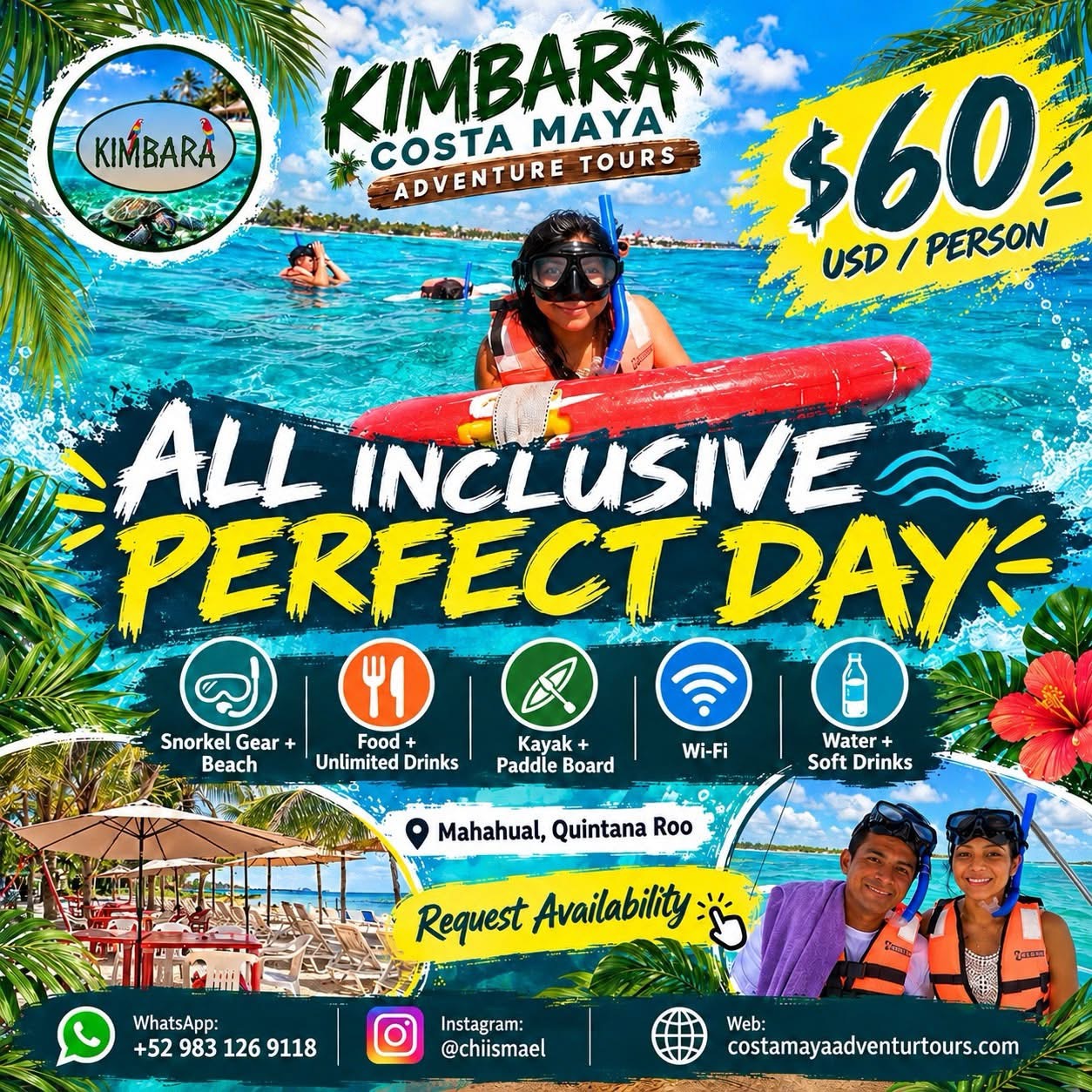 Snorkeling and all inclusive perfect day Kimbara